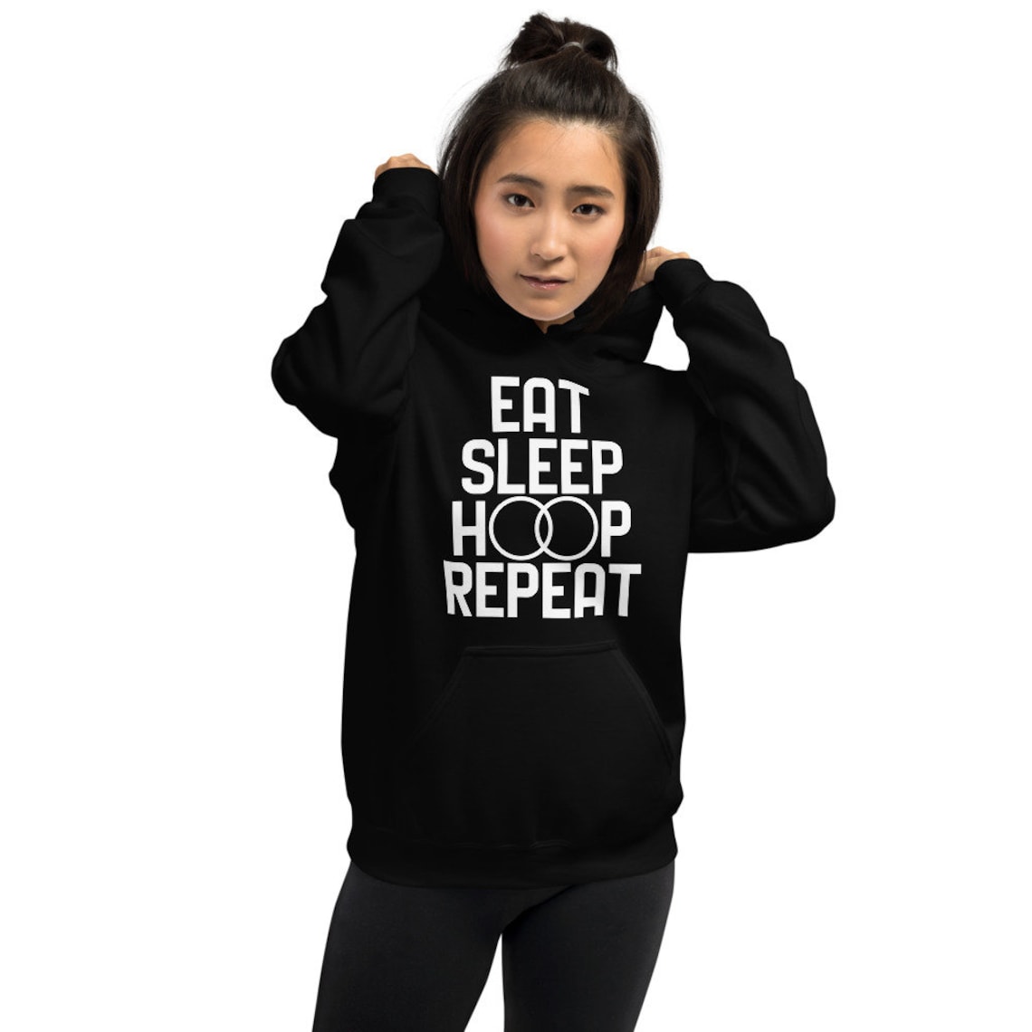 Eat Sleep Hoop Repeat Hooper Hoodie Hula Hoops Poi Led Mini Etsy