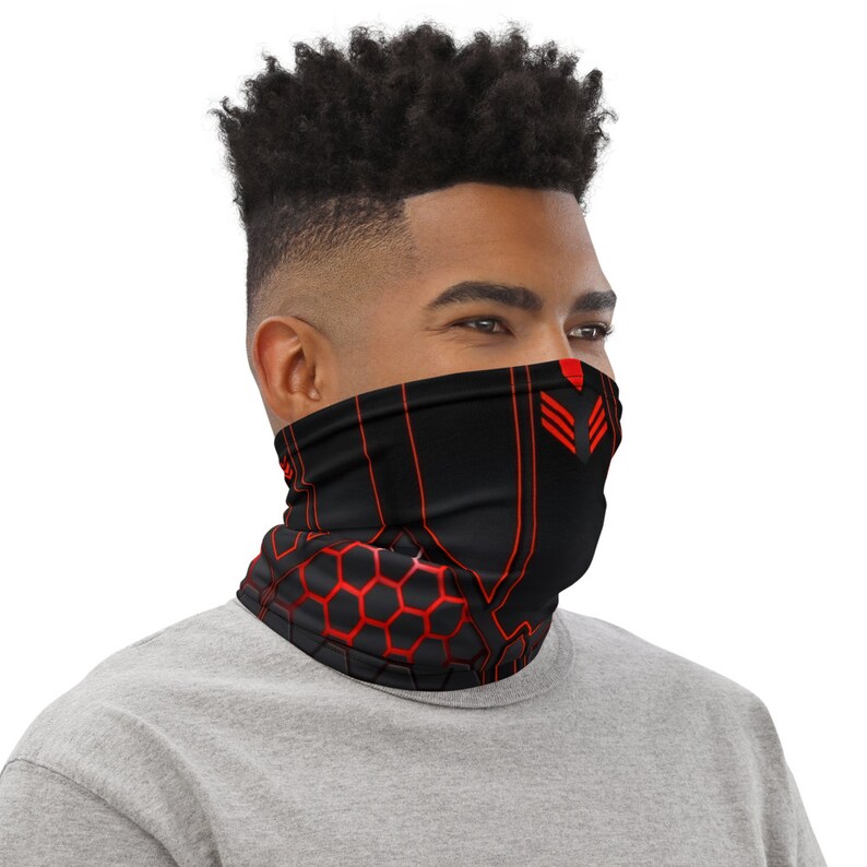Ninja Face Mask Neck Gaiter Cyberpunk Techwear Futuristic Etsy UK