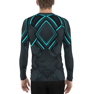 Rash Guard Futuristic Athletic Shirt Cyberpunk Scifi Armor Space Suit ...
