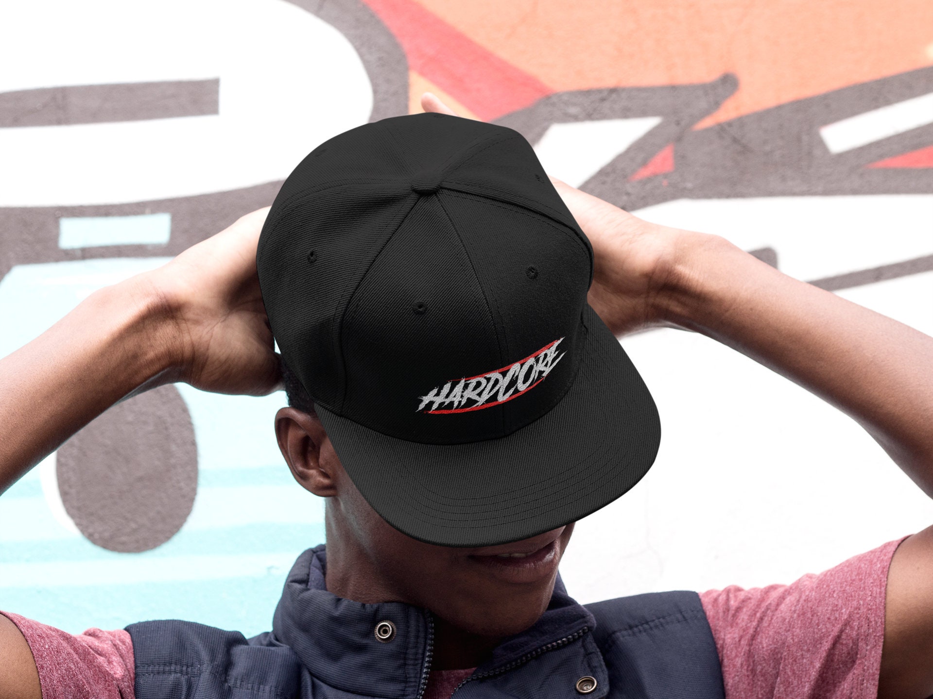 Gabber Happy Hardcore Dj Hat Rave Edm Snapback, Rawstyle