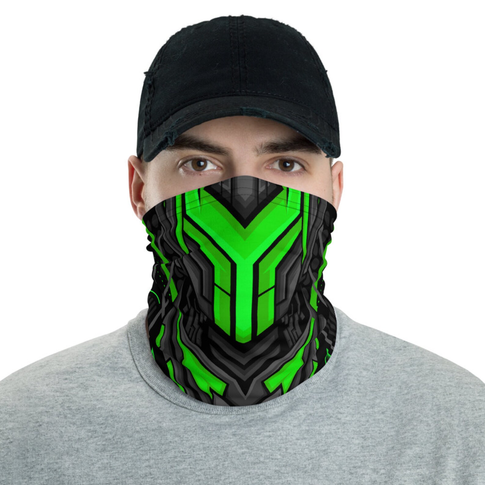 Face Mask Ninja Cyberpunk Futuristic Anime Cosplay Armor | Etsy