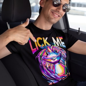 Trippy Frog Rave Shirt, Lick Me Psychedelic Toad Acid Mushrooms LSD Mdma Dmt Hippie Psytrance Lets Get Weird Techno Plur Melt Kandi Raver image 7