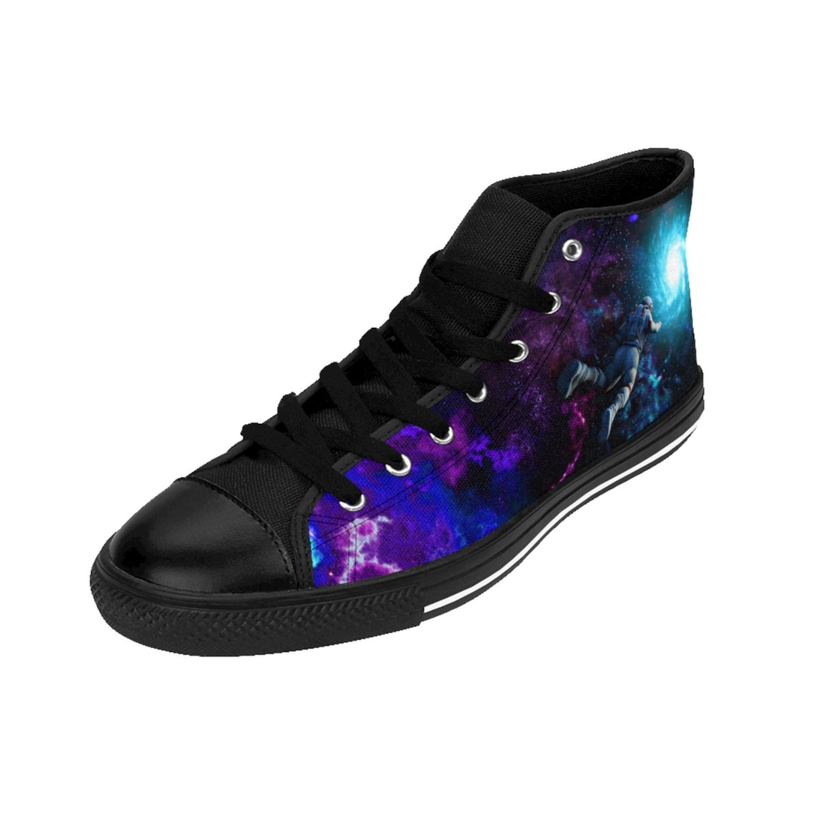 Cosmic Galaxy Space Men's High Top Shoes