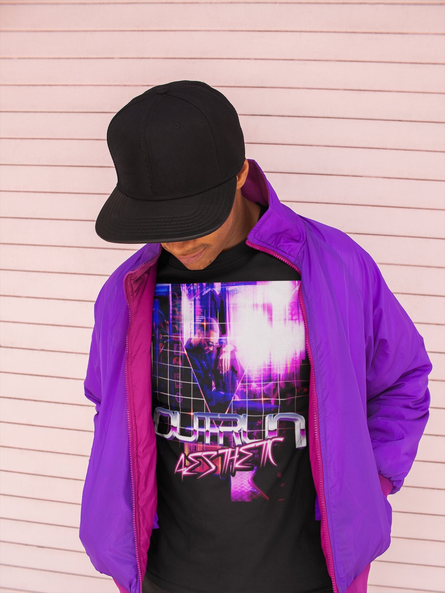 Outrun Shirt Synthwave Cyberpunk Vaporwave Aesthetic Etsy