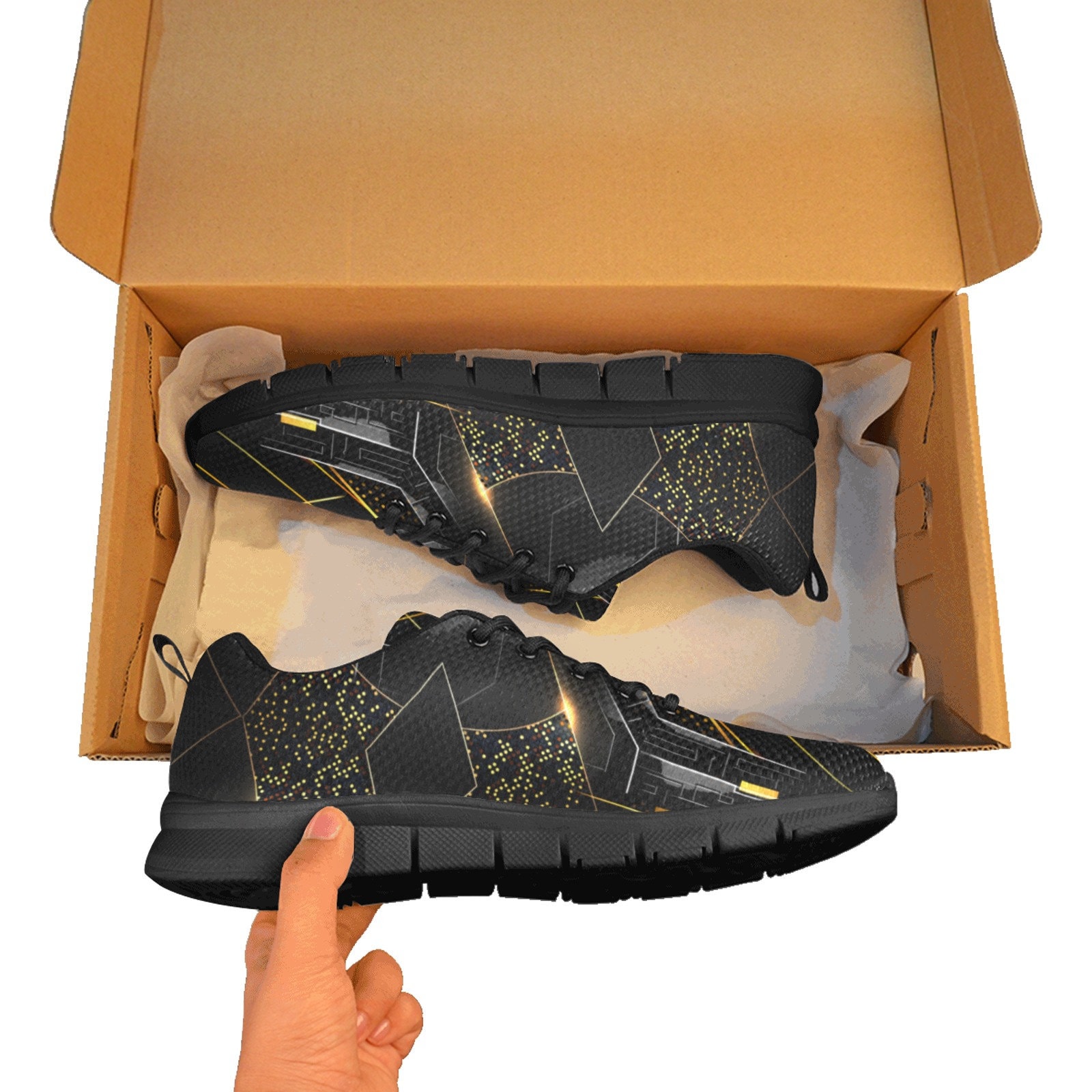 Golden ★25SS 超新作★Running Sole Panel Sneakers Black il_fullxfull.3126271375_e5kq.jpg