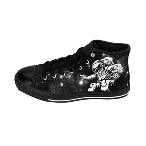 Women Astronaut Rave Shoes Space Galaxy Sneakers Stars High Top Tops ...
