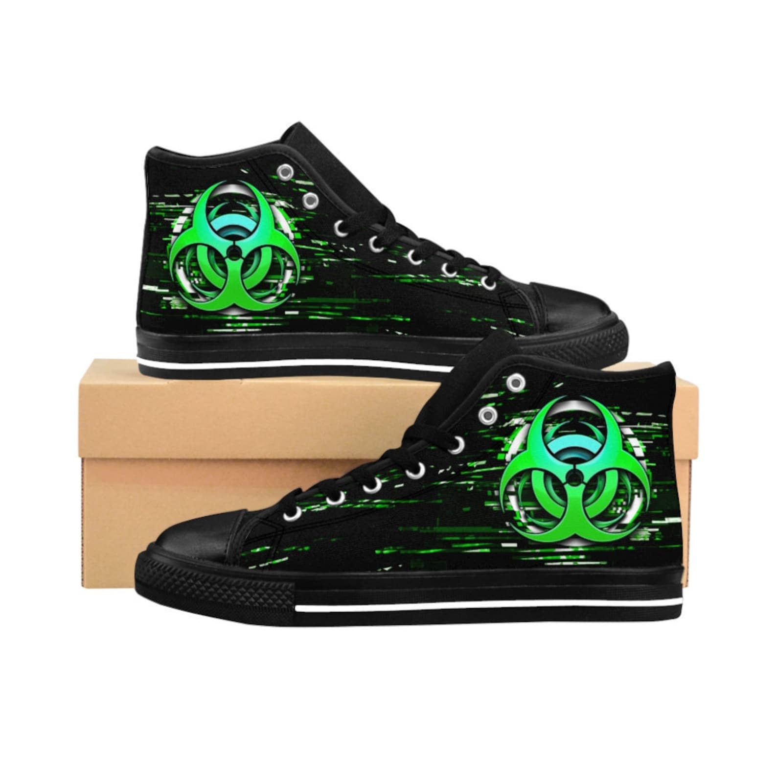 biohazard trailblazer wedge sneakers