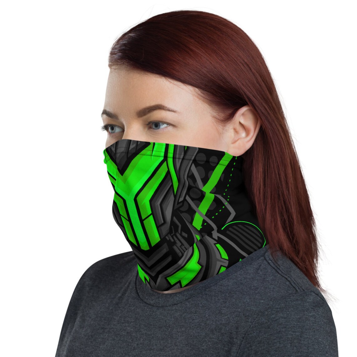Face Mask Ninja Cyberpunk Futuristic Anime Cosplay Armor | Etsy