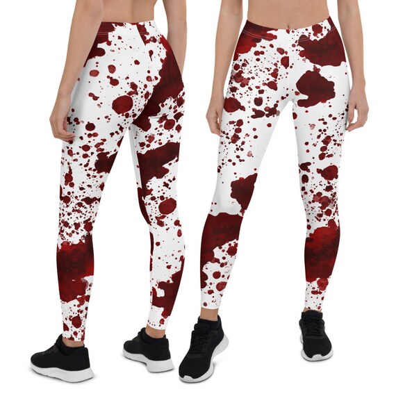 White Blood-Splattered Tights White Blood-Splattered Tights