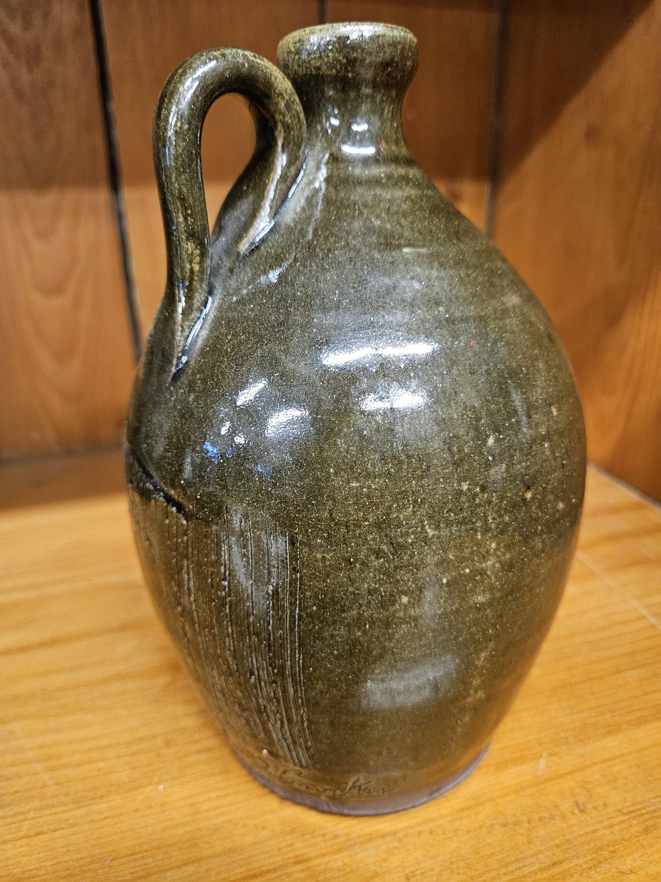 Michael and Melvin Crocker Georgia Pottery Decorated Jug 1991 - Etsy