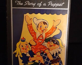 Pinocchio The Story of a Puppet 1930s by C. Collodi. Hardcover.