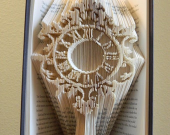 Folded Book Clock