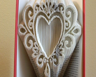 Folded Book Heart Fancy