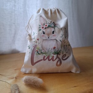 Sacchetto regalo di Pasqua con nome | Regalo di Pasqua per bambini | Nido di Pasqua | Borsa con nome | Regalo di Pasqua personalizzato per bambini