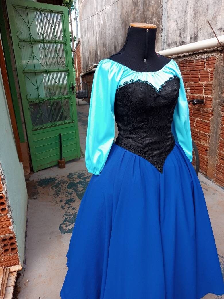 Cosplay Ariel kiss the girl costume adult dress disney Etsy