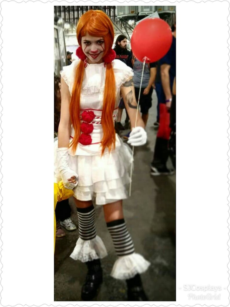 Pennywise female version costume cosplay It dress penny wise | Etsy