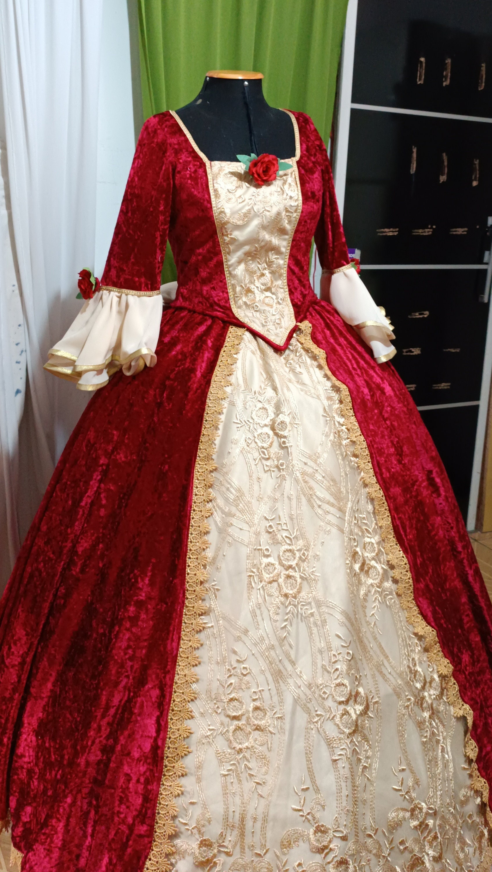 belle christmas dress