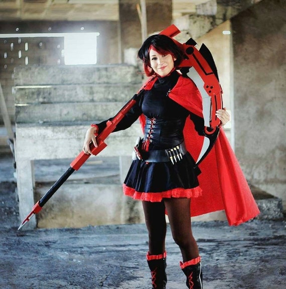 Cosplay Ruby Rose RWBY Costume Dress Girl Adult Custom - Etsy Sweden