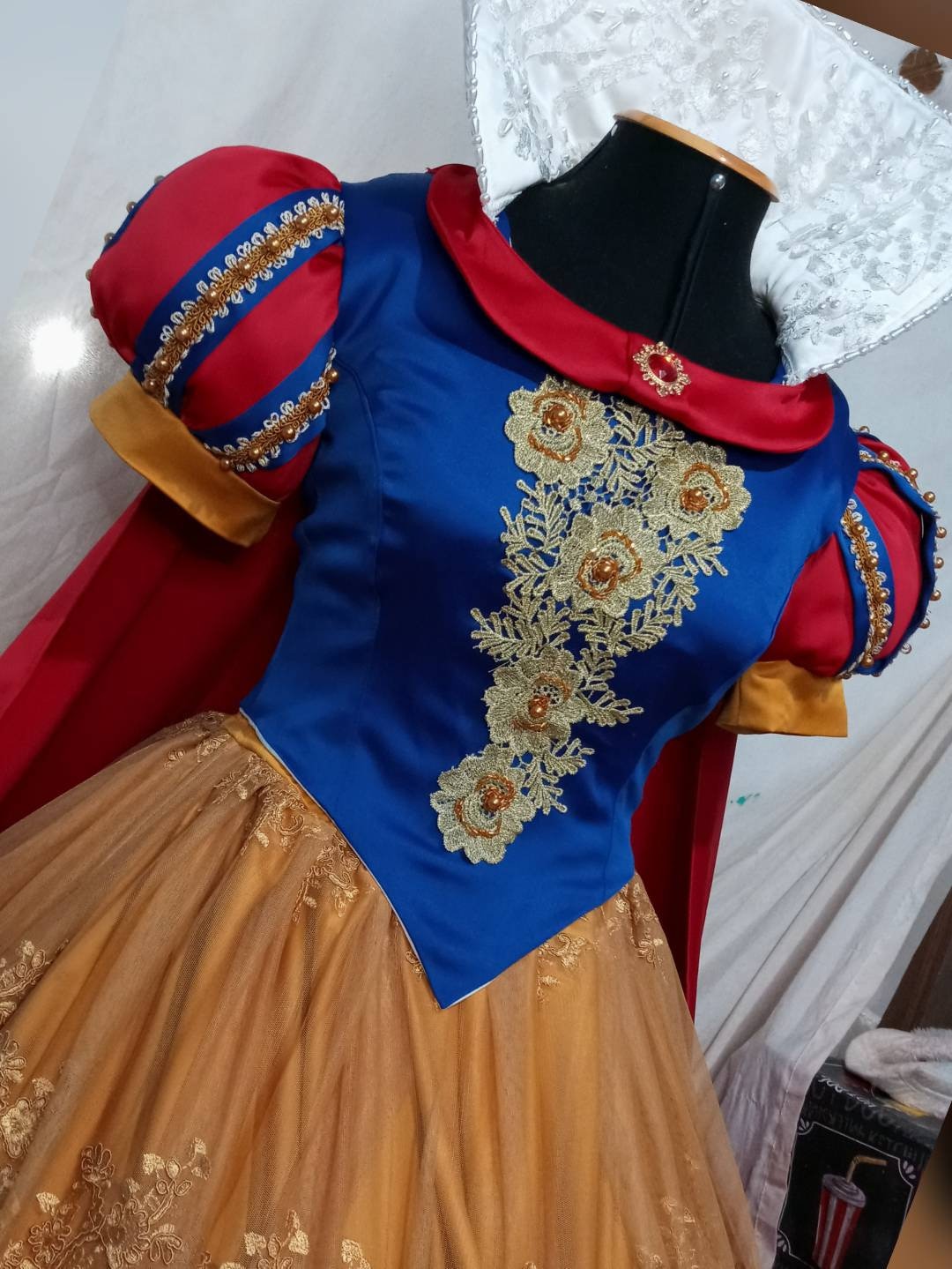 Knee Length Snow White Royal Inspired, Disney Princess, Disney Ballgown,  Adult Snow White Costume, Disney Inspired Dress Ballgown 