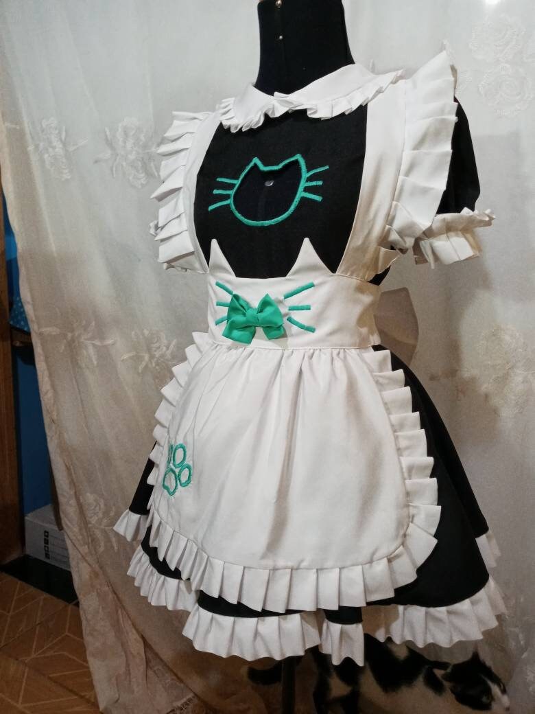 Cosplay Maid Costume Dress Customade - Etsy