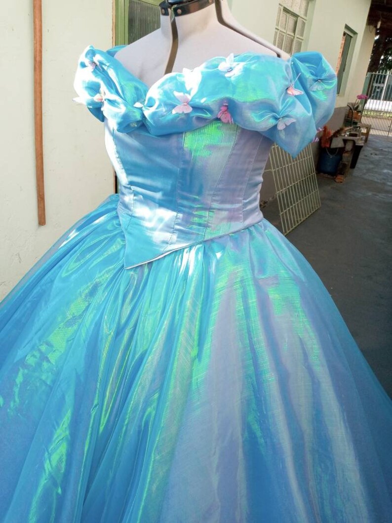 Cosplay Cinderella Live Action Dress MADE to ORDER Costume Etsy