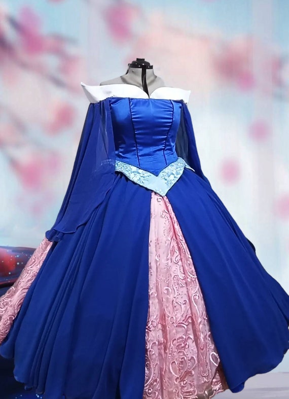 Robe De Princesse Bleu Adulte