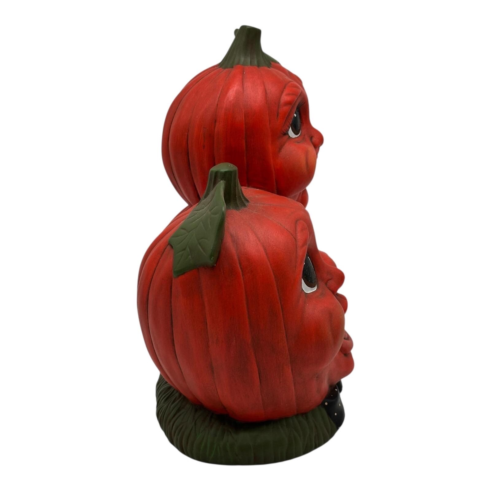 ヴィンテージ陶器製カボチャ型 擬人化ジャックオーランタン ハロウィン