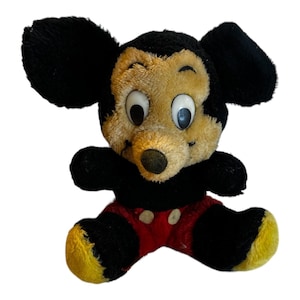 Vintage Mickey Mouse Plush Disney By R. Dakin 10" Plush Toy Stuffed Animal Doll image 1