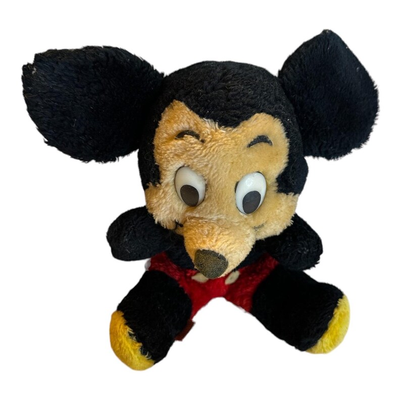 Vintage Mickey Mouse Plush Disney By R. Dakin 10" Plush Toy Stuffed Animal Doll image 3