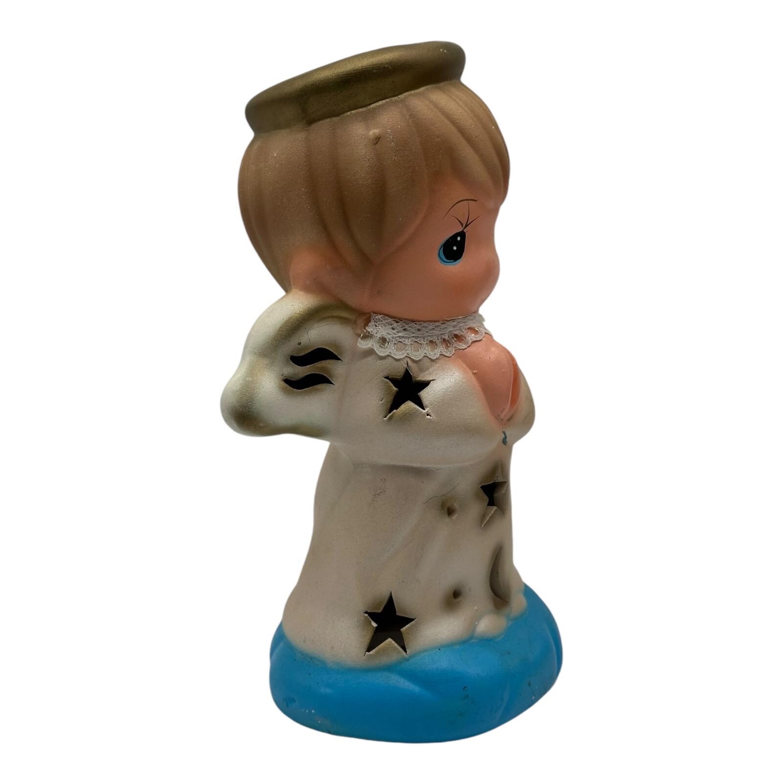 Vintage Precious Moments Praying Angel Lamp Light up Nightlight