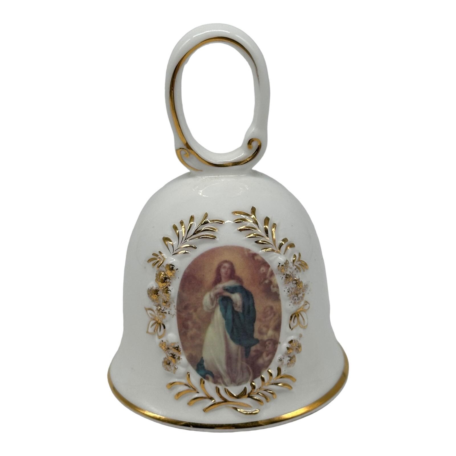 Vintage Religious Bell 1979 Roman Renaissance The Assumption 4” Tall  Maruri