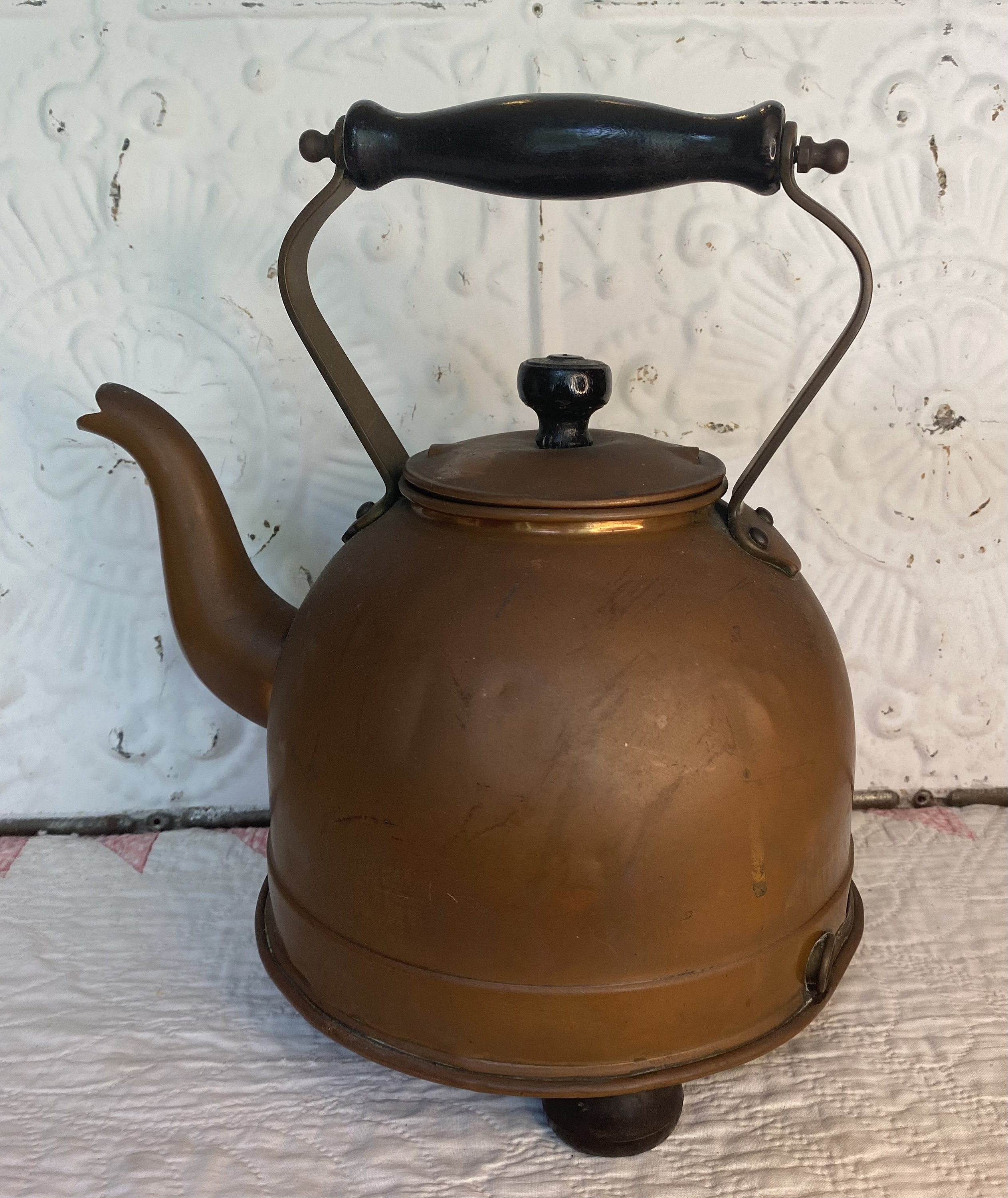 Copper Electric Kettle Early Vintage Tea Water Kettle by Premier