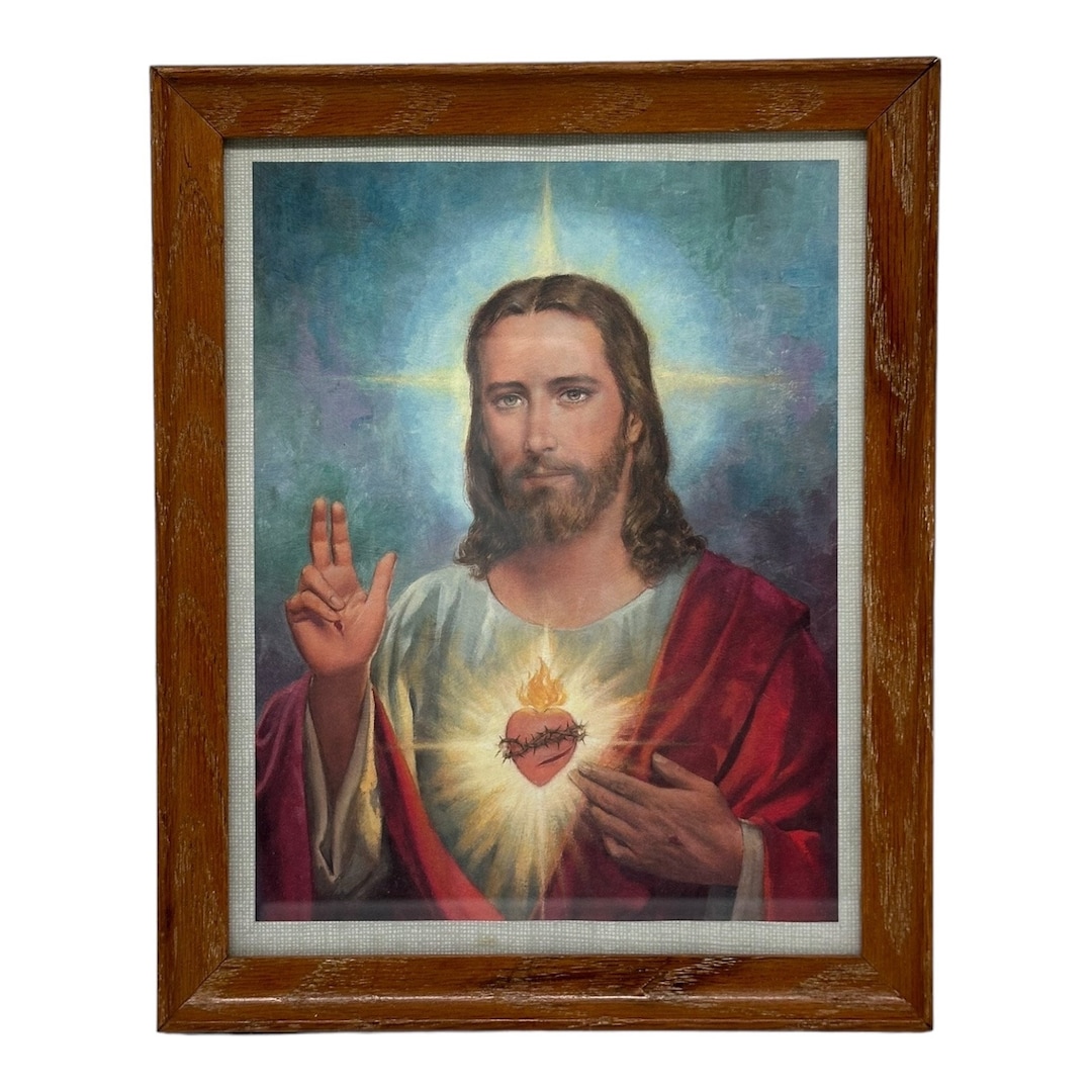 【希少】ヤン・スティカ「キリストの復活」ヴィンテージ額装 宗教画 il_1080xN.6151085465_5fn1.jpg