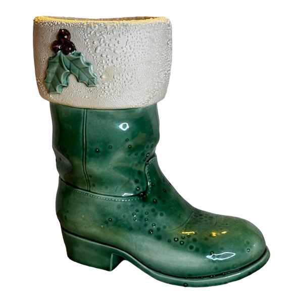 Ceramic Santa - Etsy