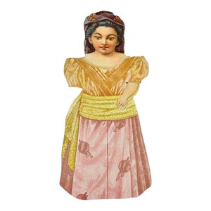 Japanese Girl Clark’s ONT Spool Cotton Dolls of All Nations 1890s Paper Doll