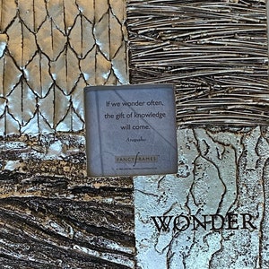 Marco de fotos WONDER 1995 United Design Fancy Frames Plata Apertura de 2,5&quot; x 2,5&quot;