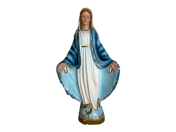 Our Lady of Grace Virgin Mary Standing on Snake/devil Serpent