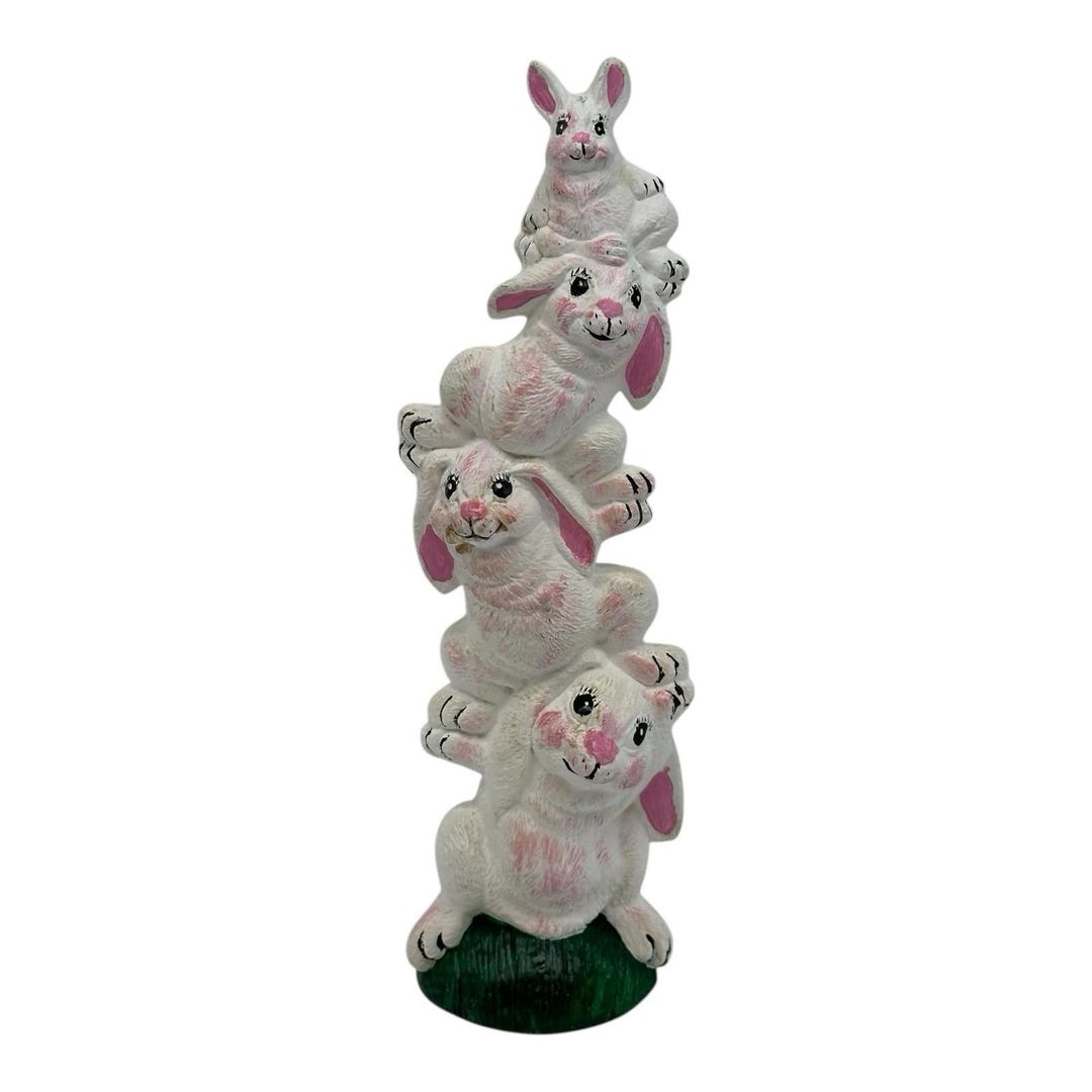 Stacked Rabbits Vintage 9.5