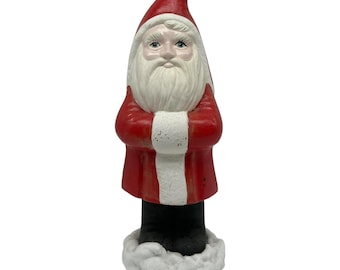 Vintage Alberta's Molds Ceramic 9.5” Old World Look St. Nick Santa Clause Figure