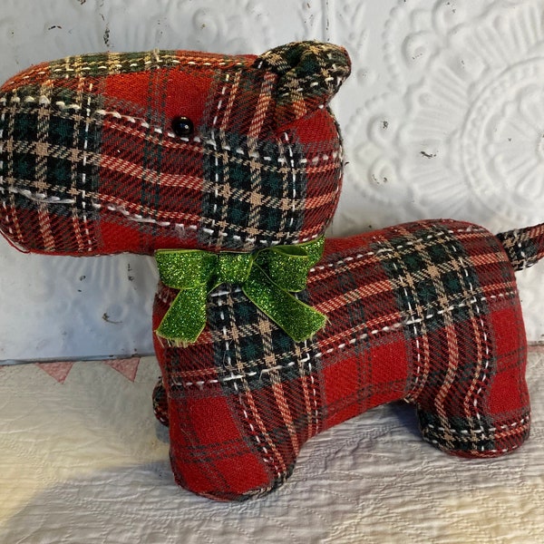 Tartan Scottie Dog Etsy