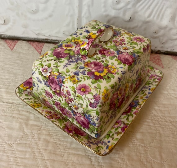 Royal winton butter clearance dish