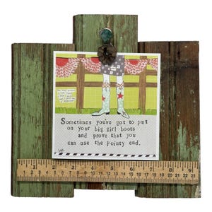 Nouveau cadre photo à clip fait main antique Beadboard 10 x 9,5 pouces avec carte de fille bouclée