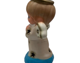Vintage Precious Moments Praying Angel Lamp Light up Nightlight