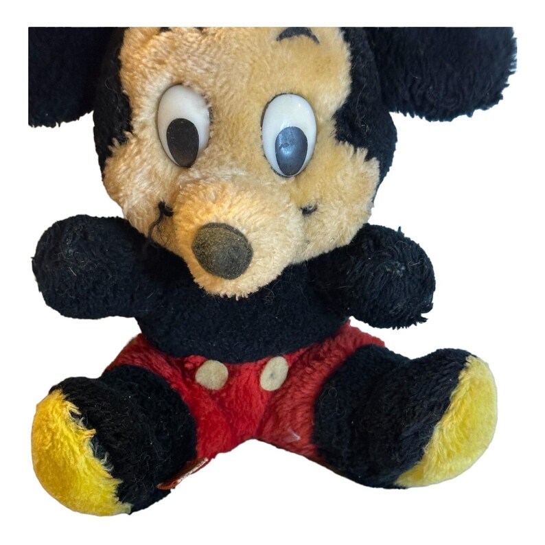 Vintage Mickey Mouse Plush Disney By R. Dakin 10" Plush Toy Stuffed Animal Doll image 5