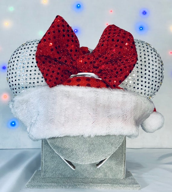 minnie mouse santa hat