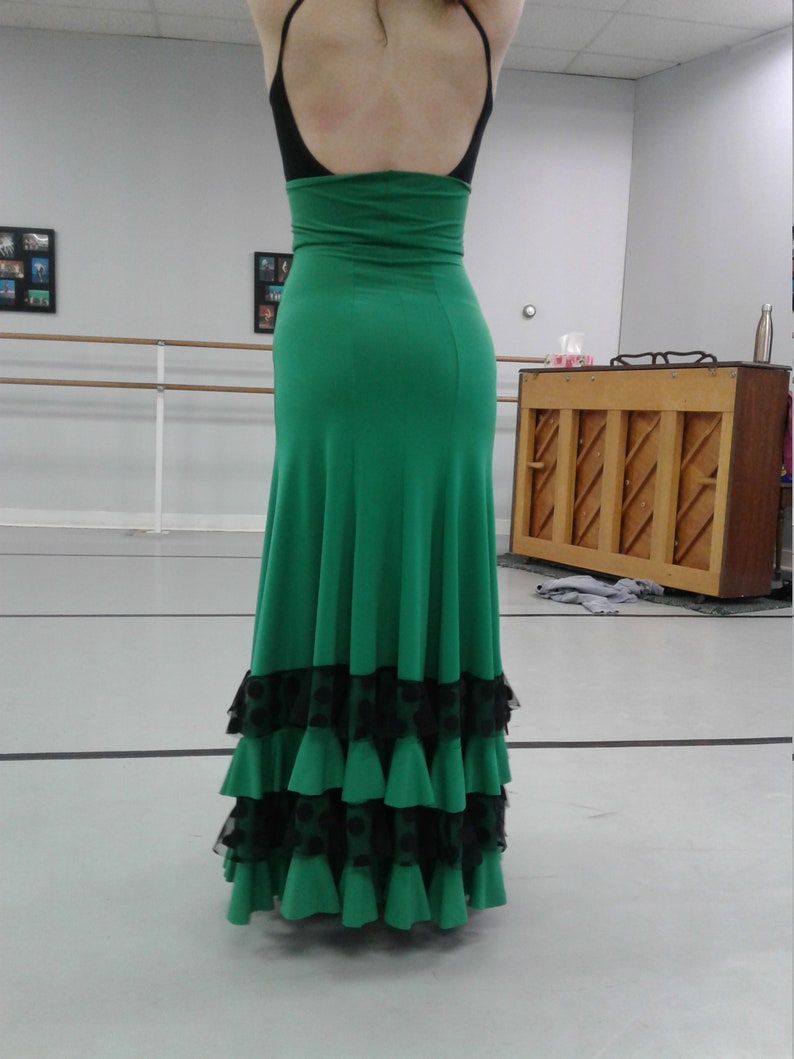 Flamenco Skirt Model erica. Etsy