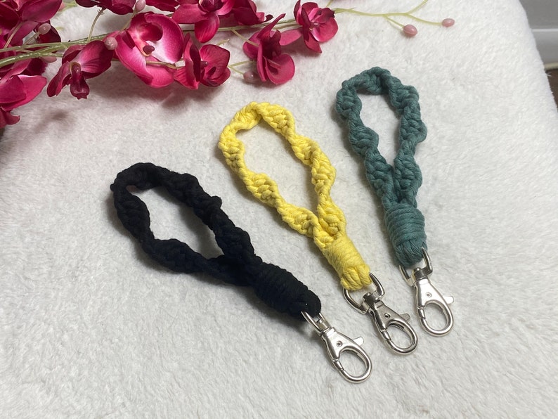 Macrame Wristlets Keychain Keychain