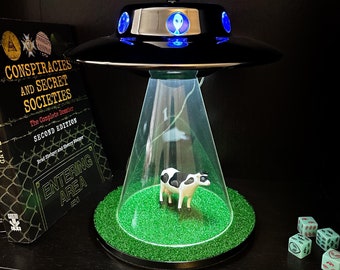 UFO エイリアン アブダクション デスクランプ SF シルバー 宇宙 UFO エイリアン アブダクション デスクランプ SF シルバー 宇宙