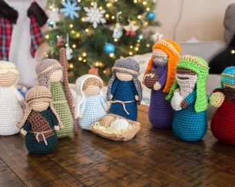 Crochet Nativity Set (Order by Nov 1st to get by Christmas)