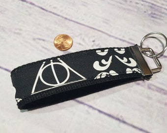 READY TO SHIP Hp hallows inspired key fob